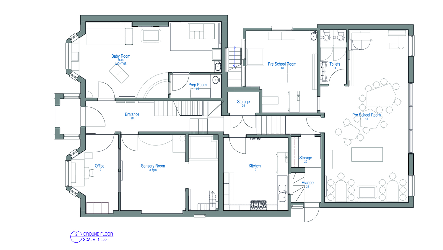 Little Pumpkins Day Nursery Design - East Croydon