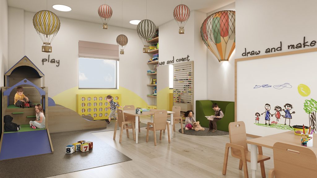 Little-Pumpkins-Day-Nursery-toddler-room-desert-themed-room-with-children-by-MK-Kids-Interiors-East-Croydon