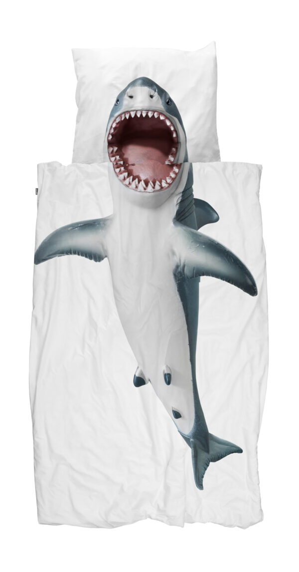 Shark print children's duvet set