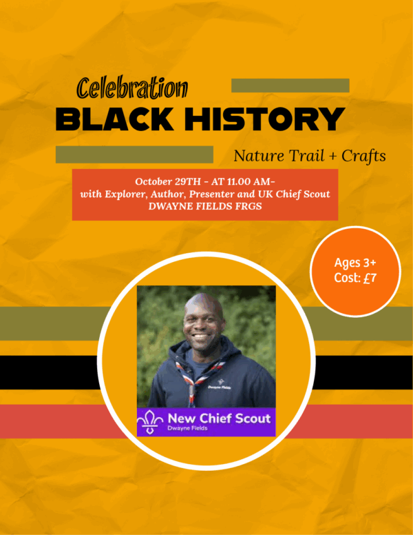 Black History Celebration with Dwayne Fields FRGS - Kids Nature Trail and Crafts
