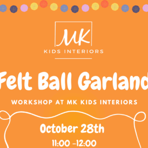Felt Ball Garland Making Workshop - Tuesday 28th October