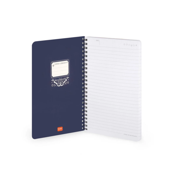 Legami A5 Lined Notebook - Spiral Bound- Moth - Jotter - The Magic of New Beginnings - Image 3