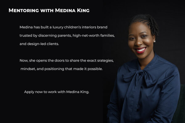 Mentoring with Medina King Award Winning Entrepreneur